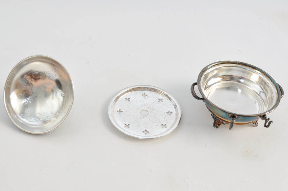 Smithson Hall Miller Co. Silver Plate Chafing Dish