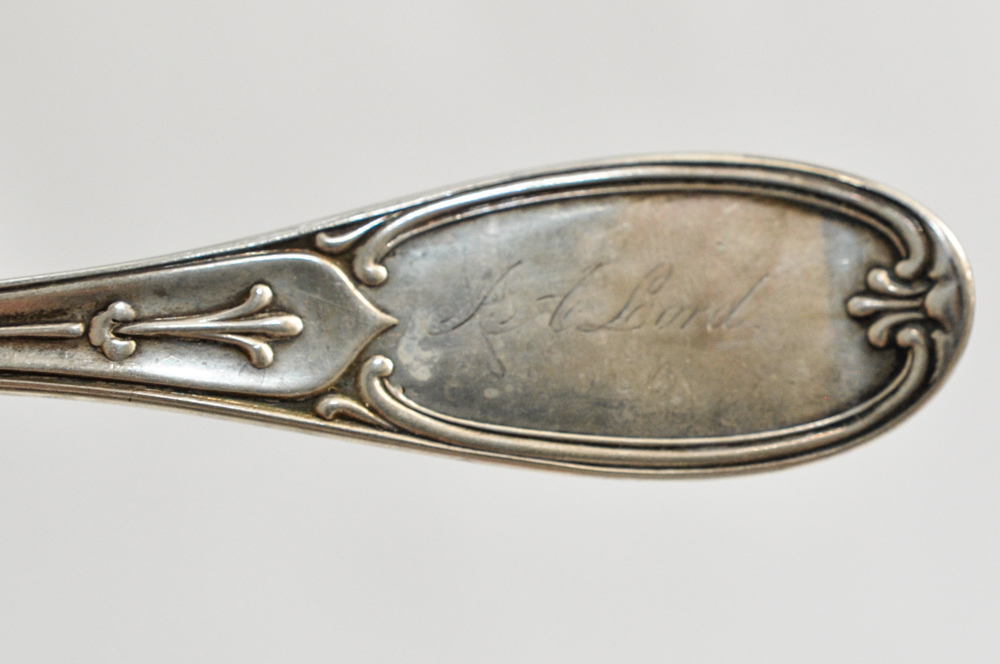 Set of Six Monogrammed Dinner Forks