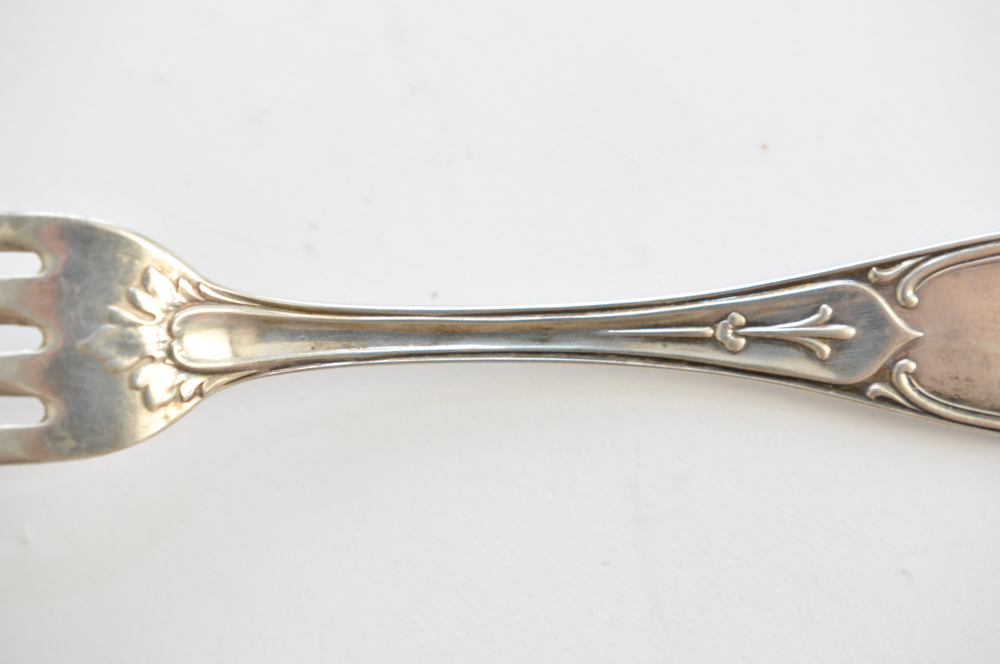 Set of Six Monogrammed Dinner Forks