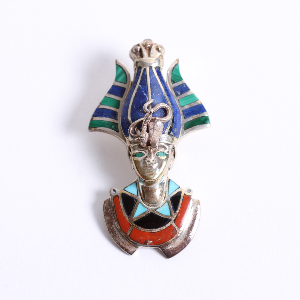 Morita Gil Lapis Lazuli Sterling Silver Pharaoh Pendant