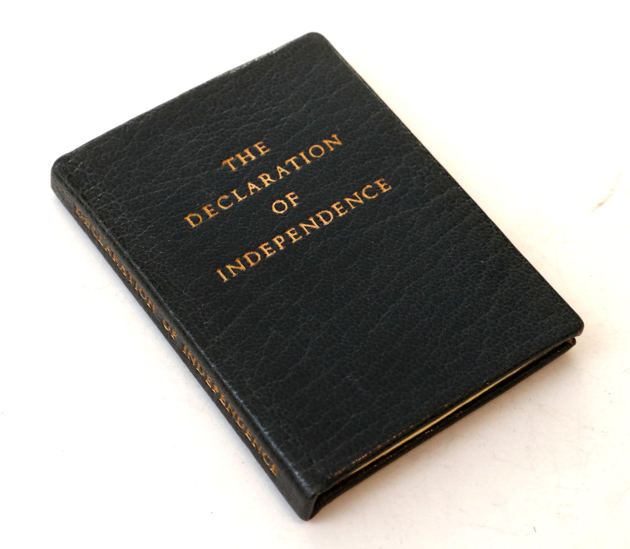 Five Leather Bound Miniature Books