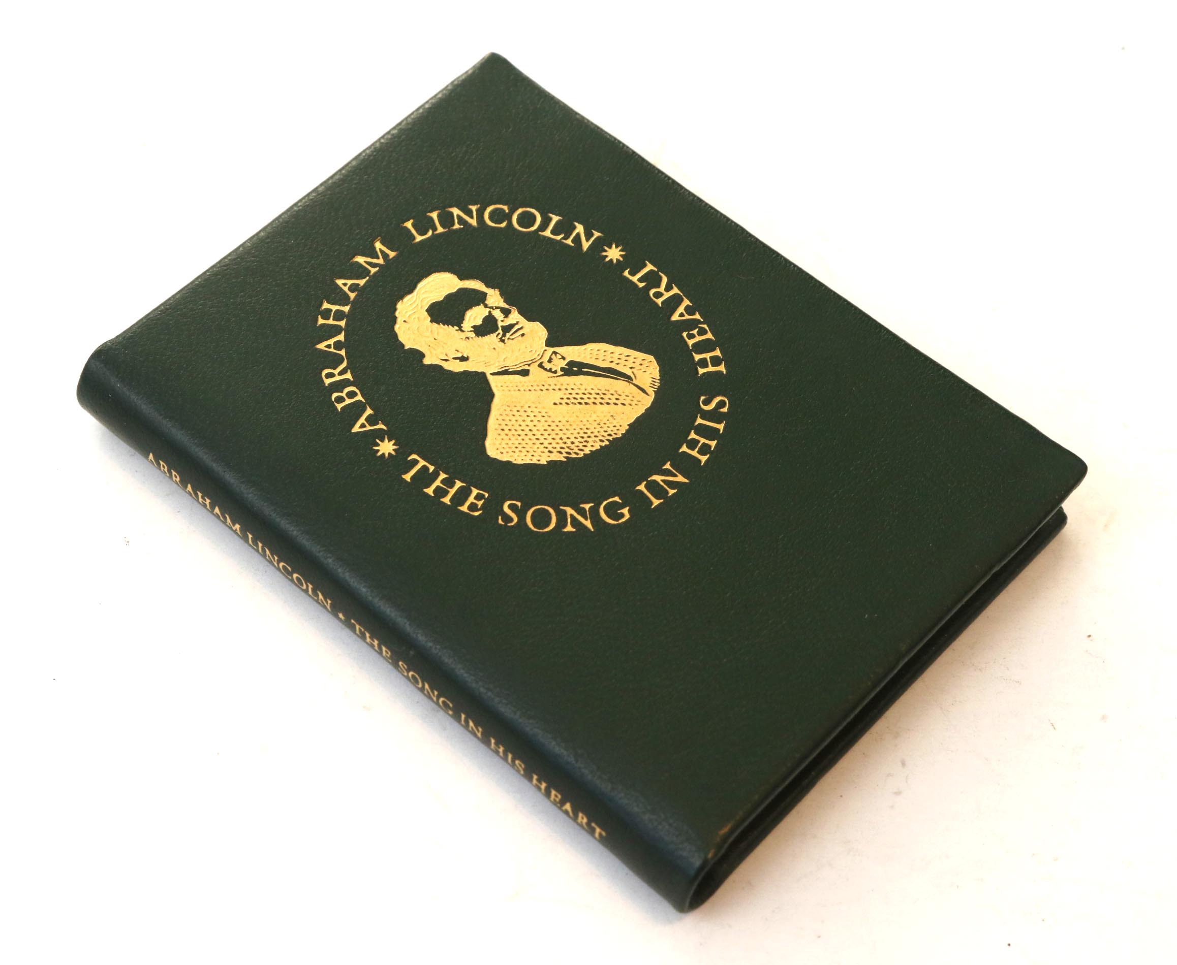 Five Leather Bound Miniature Books