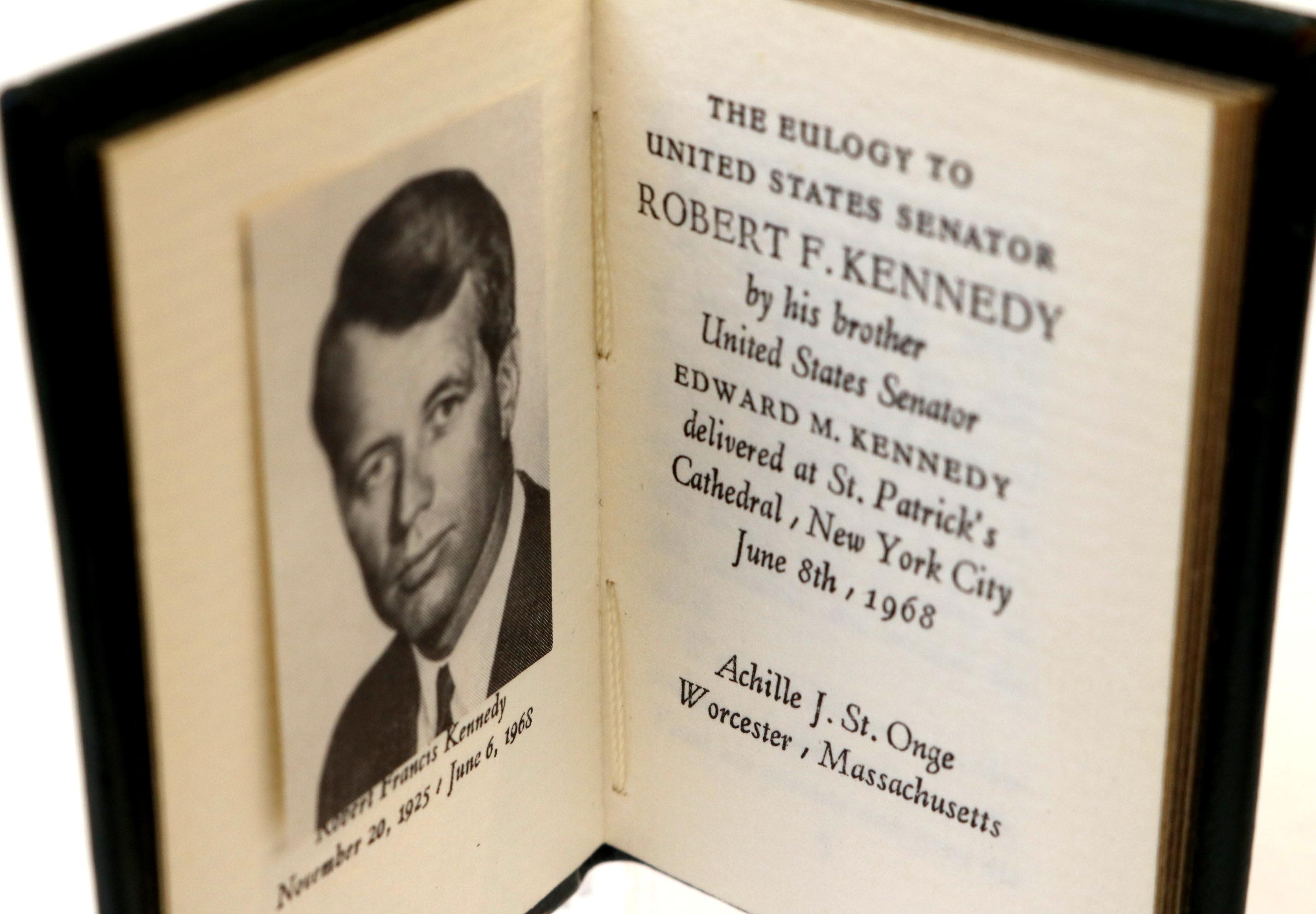 Five Leather Bound Miniature Books