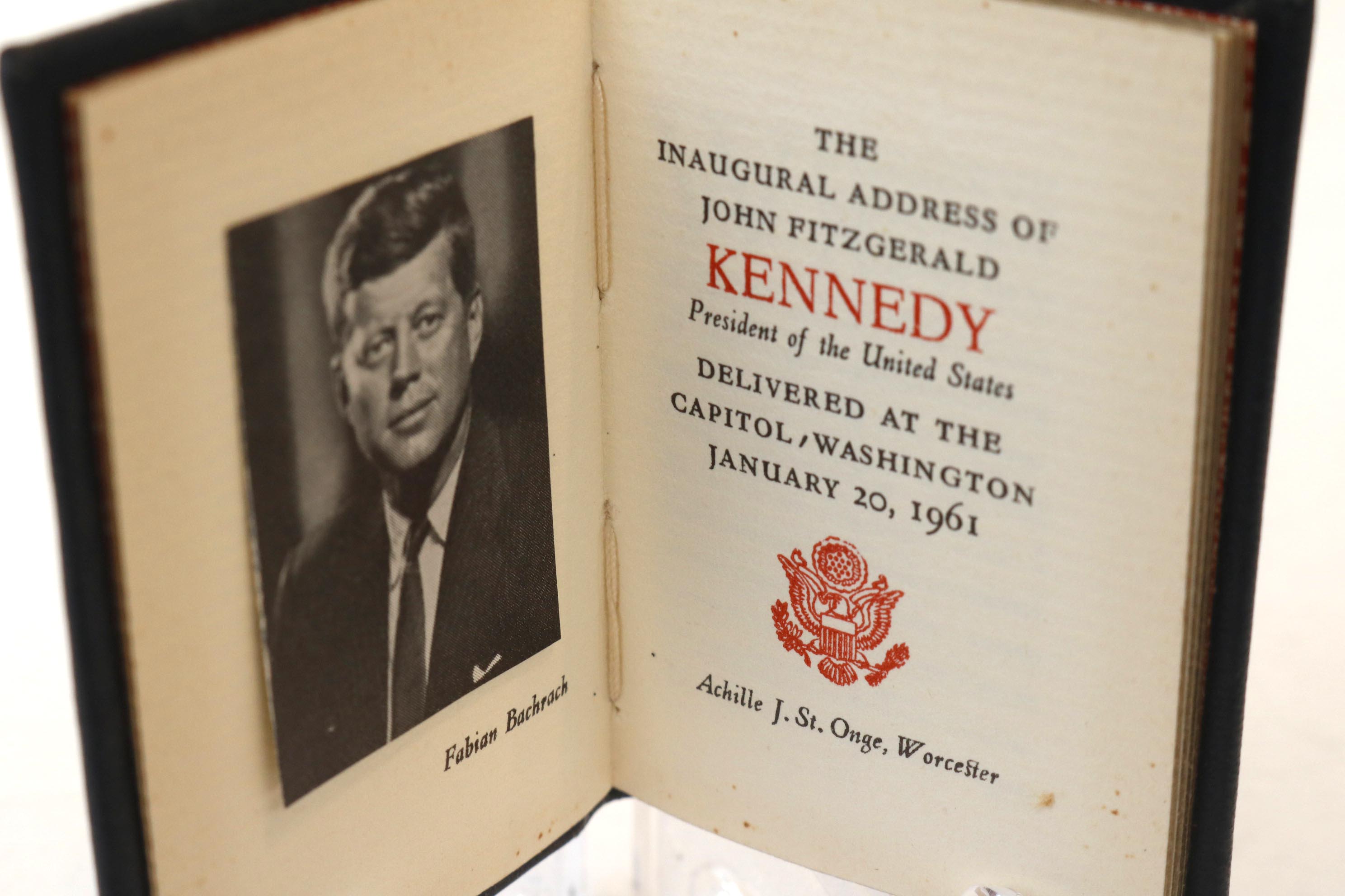 Five Leather Bound Miniature Books