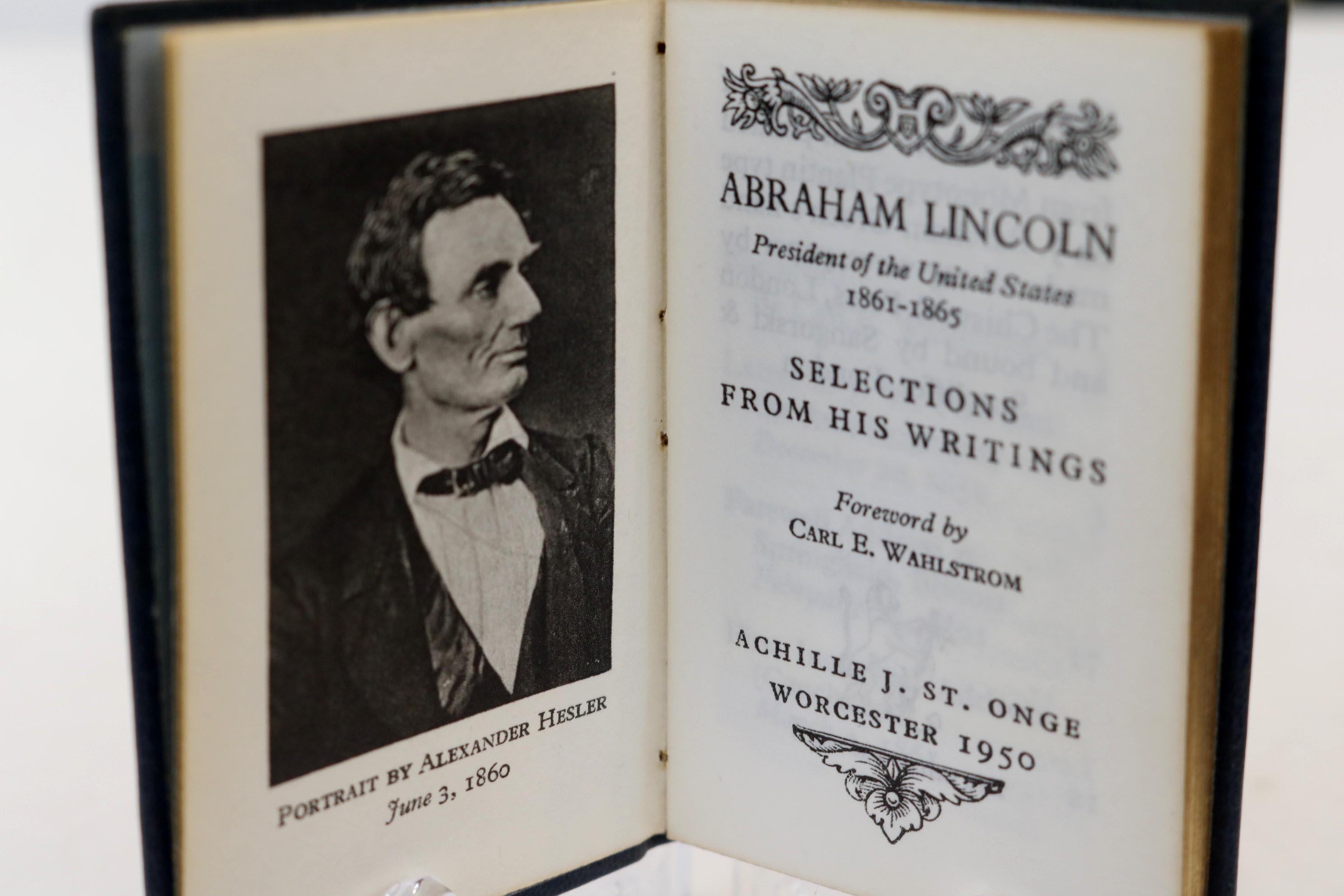 Collection of Four Leather Bound Books Published by St. Onge