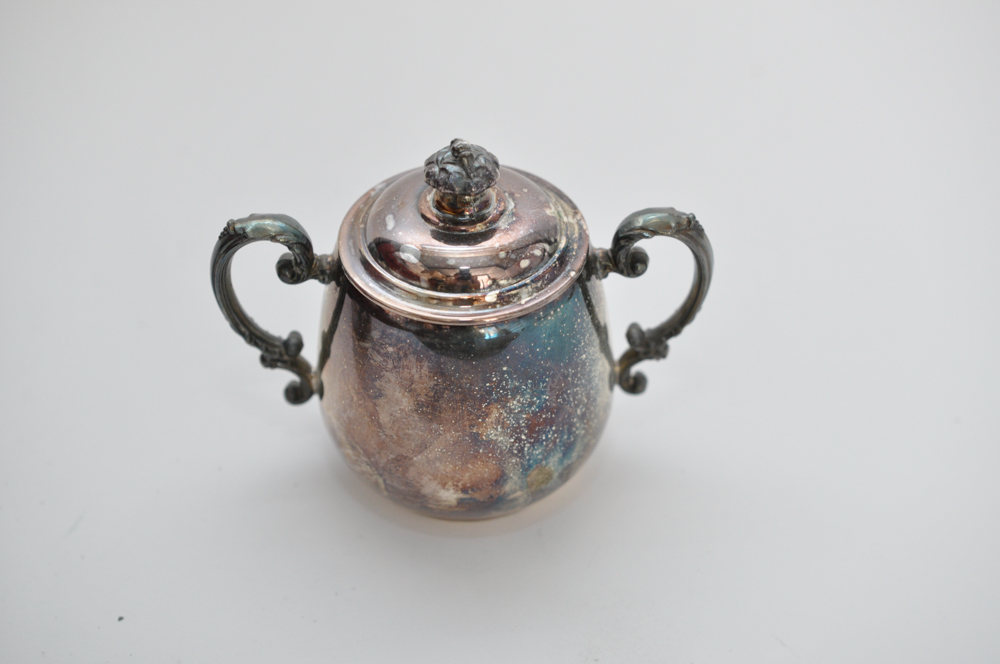 WMA Rogers Silver Plate Cream And Sugar Set