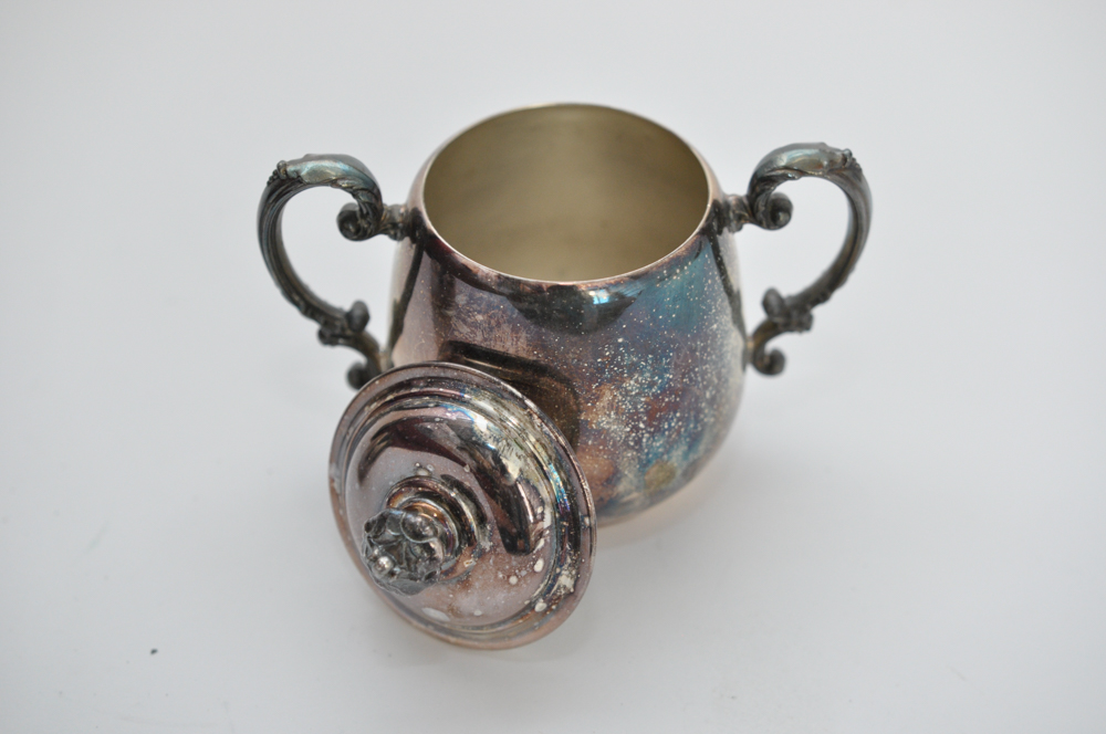 WMA Rogers Silver Plate Cream And Sugar Set