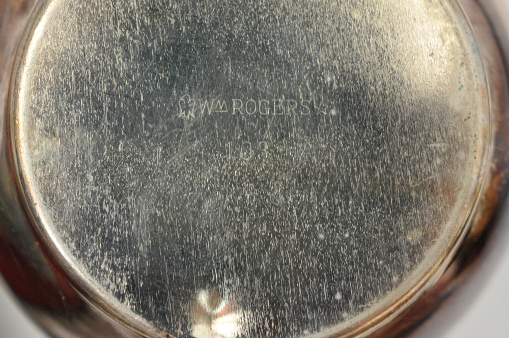 WMA Rogers Silver Plate Cream And Sugar Set