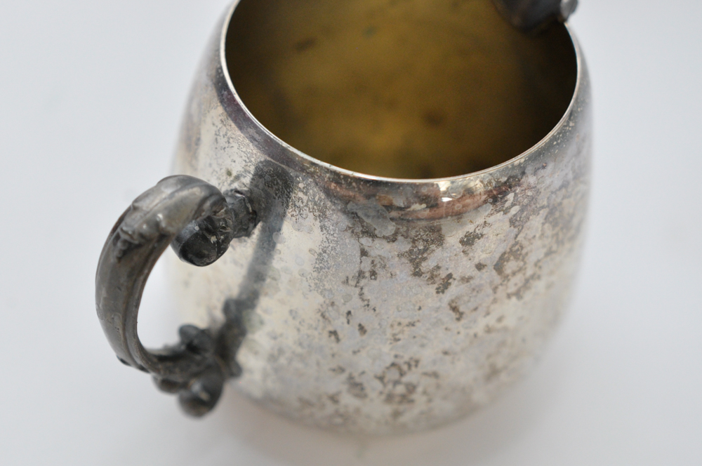 WMA Rogers Silver Plate Cream And Sugar Set