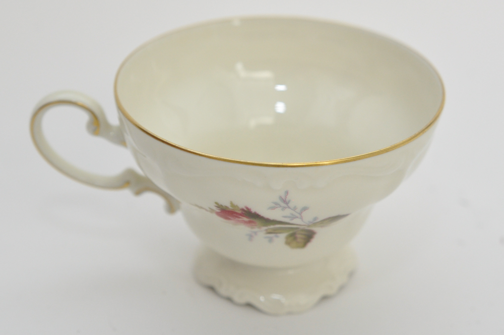 Rosenthal Selb-Germany Pompaddour Tea Cup And Saucer