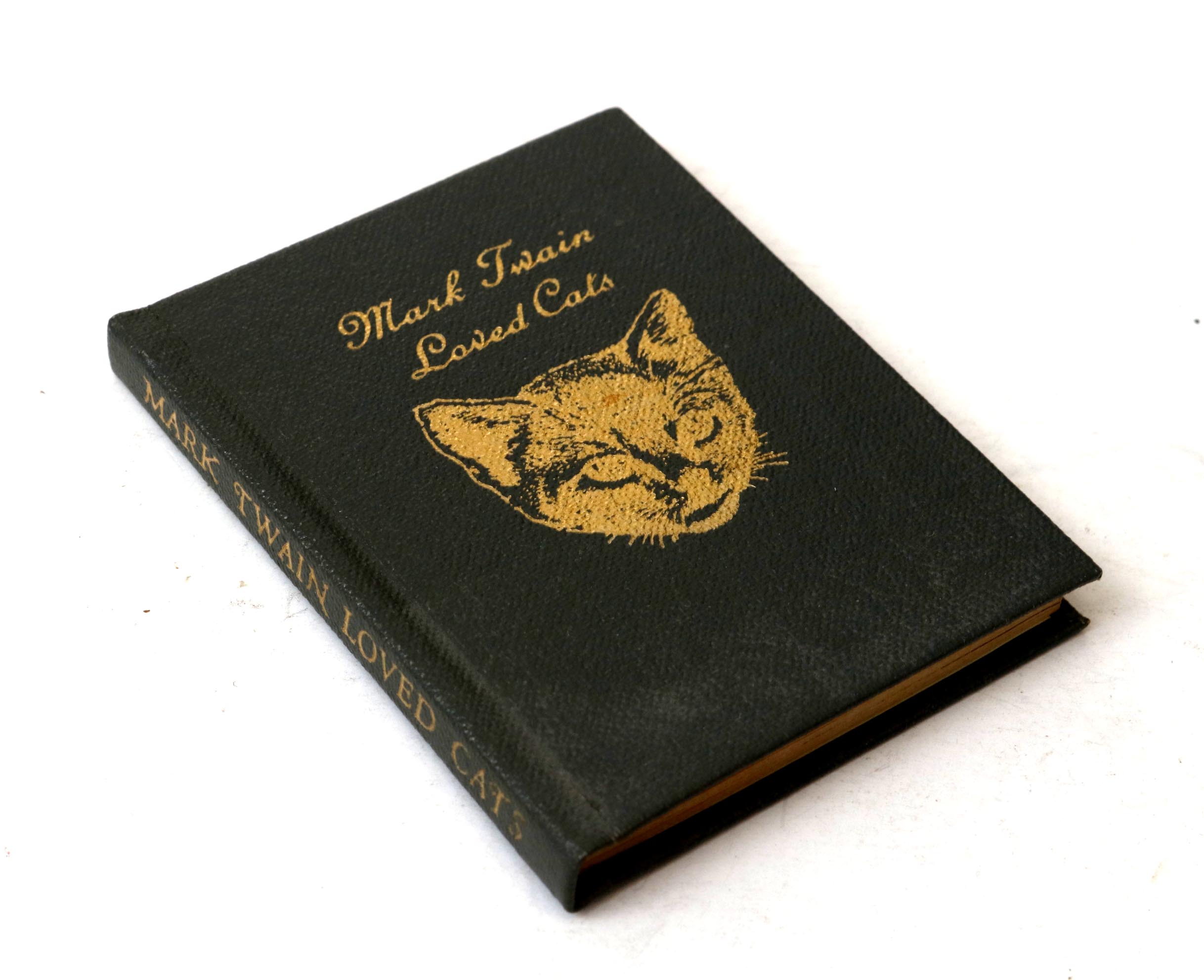 "Mark Twain Loved Cats" and Truman Capote's "The White Rose" Miniature Books