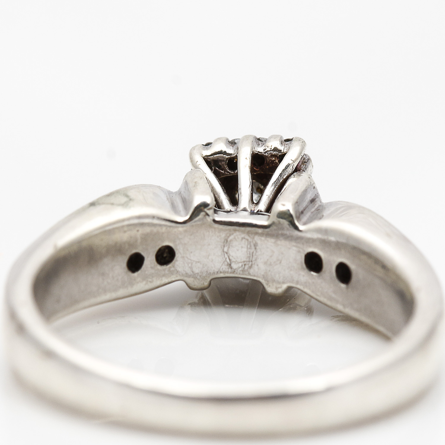 Sterling Silver Diamond Ring