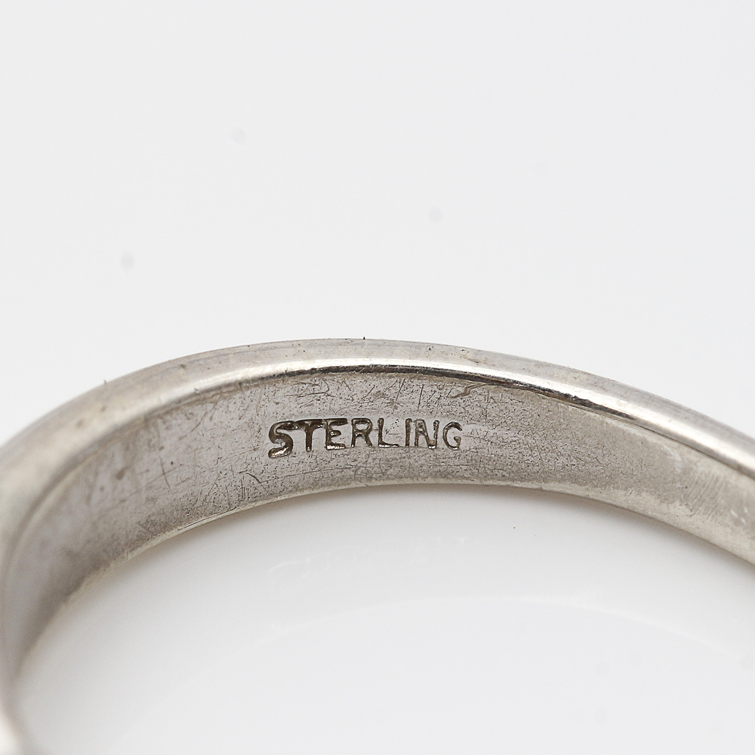 Sterling Silver Diamond Ring