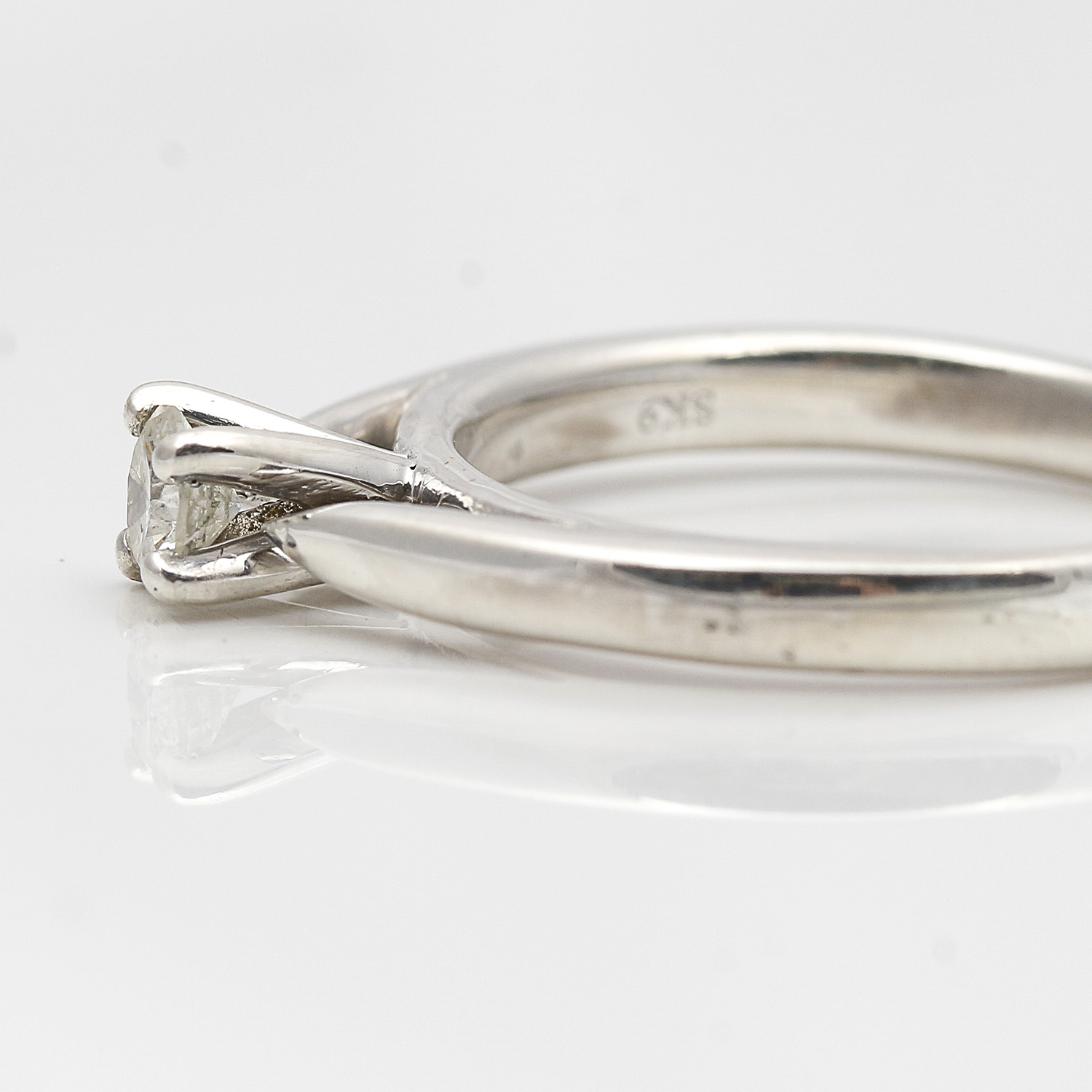 Platinaire Diamond Solitaire Ring