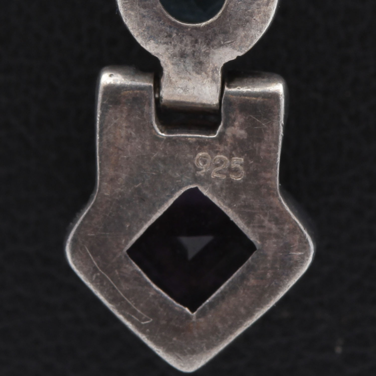 Sterling Silver Amethyst and Blue Topaz Necklace