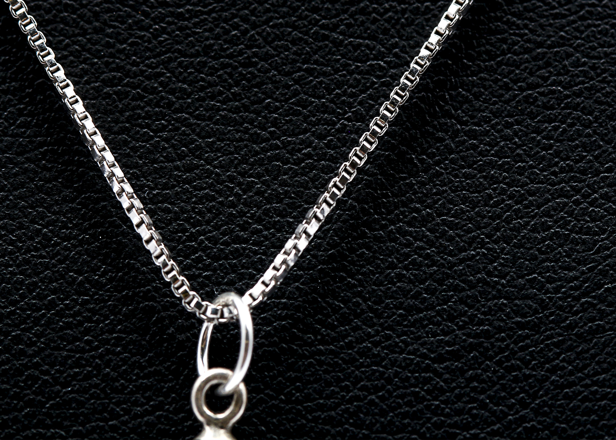 Sterling Silver Amber Pendant Necklace