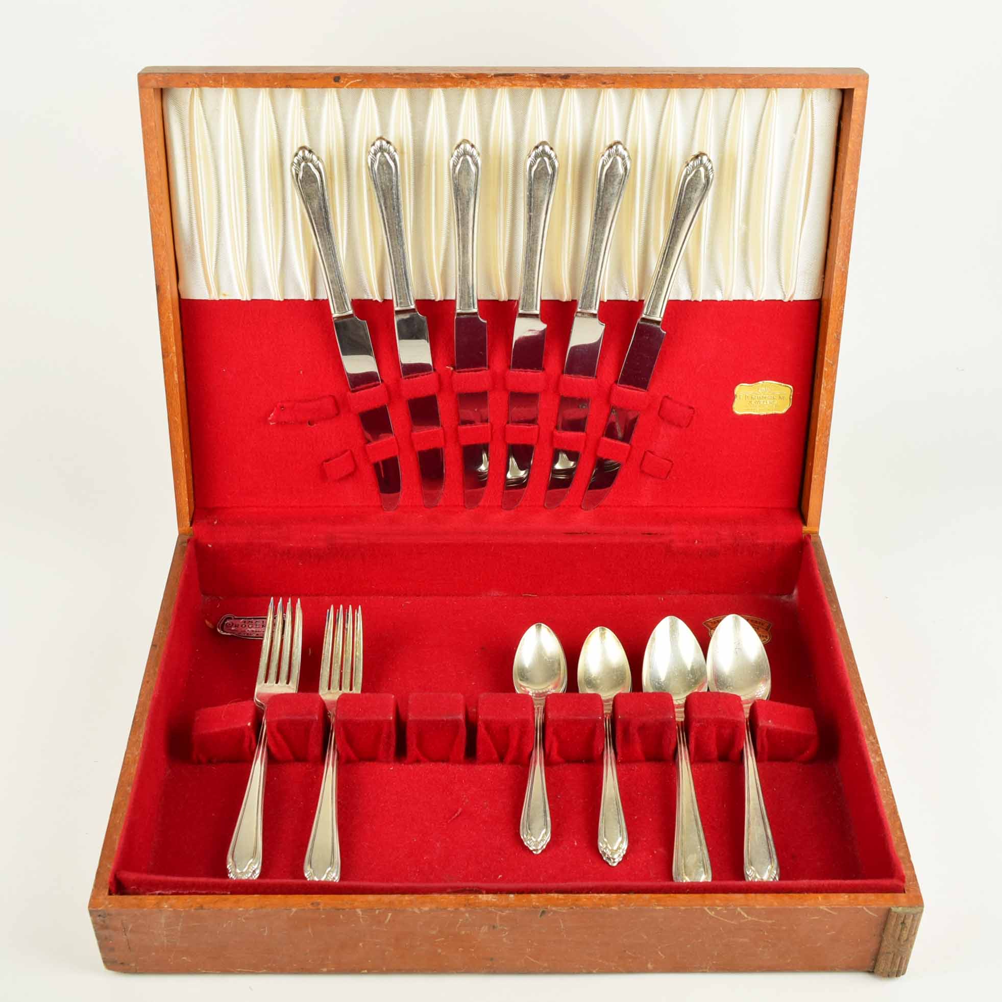 1881 Rogers Oneida Silver Plate Service for Six