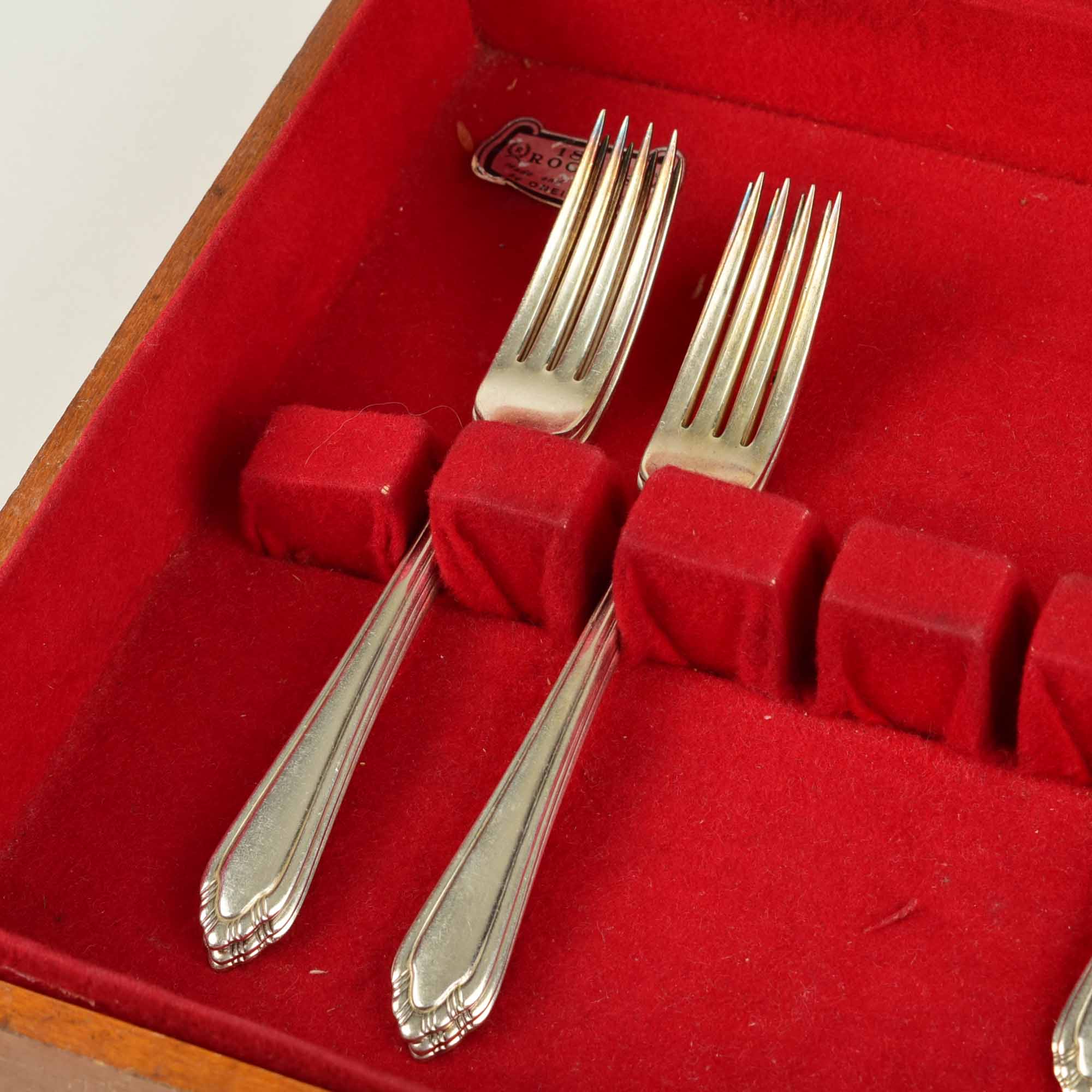 1881 Rogers Oneida Silver Plate Service for Six