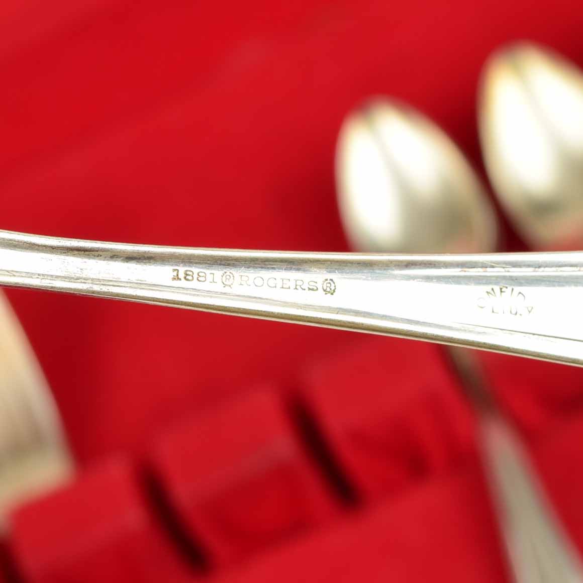 1881 Rogers Oneida Silver Plate Service for Six