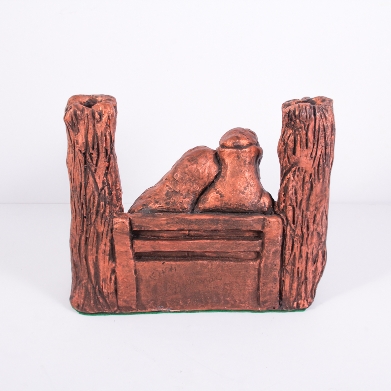 Signed Bernardi Ceramic Figurine