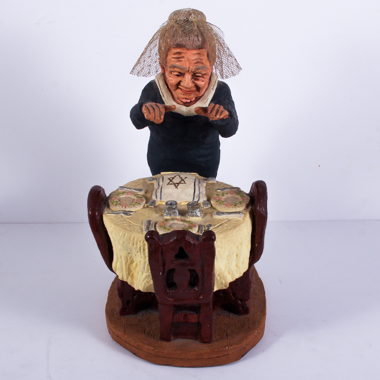 Signed Lauren Ceramic Figurine