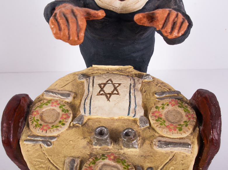 Signed Lauren Ceramic Figurine