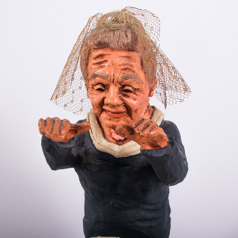 Signed Lauren Ceramic Figurine