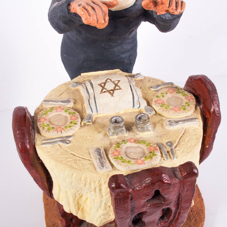 Signed Lauren Ceramic Figurine