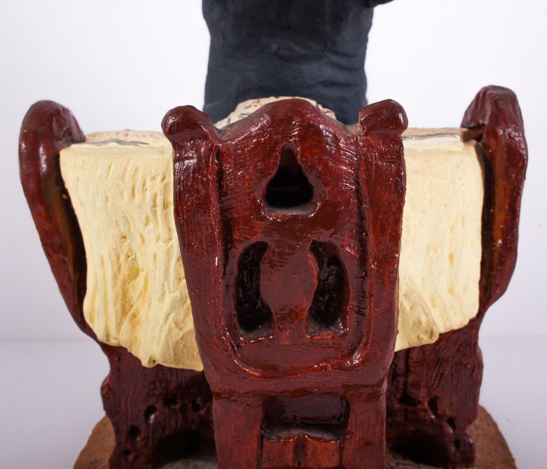 Signed Lauren Ceramic Figurine