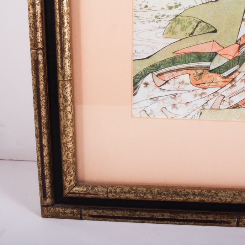 Collection of Framed Japanese Prints