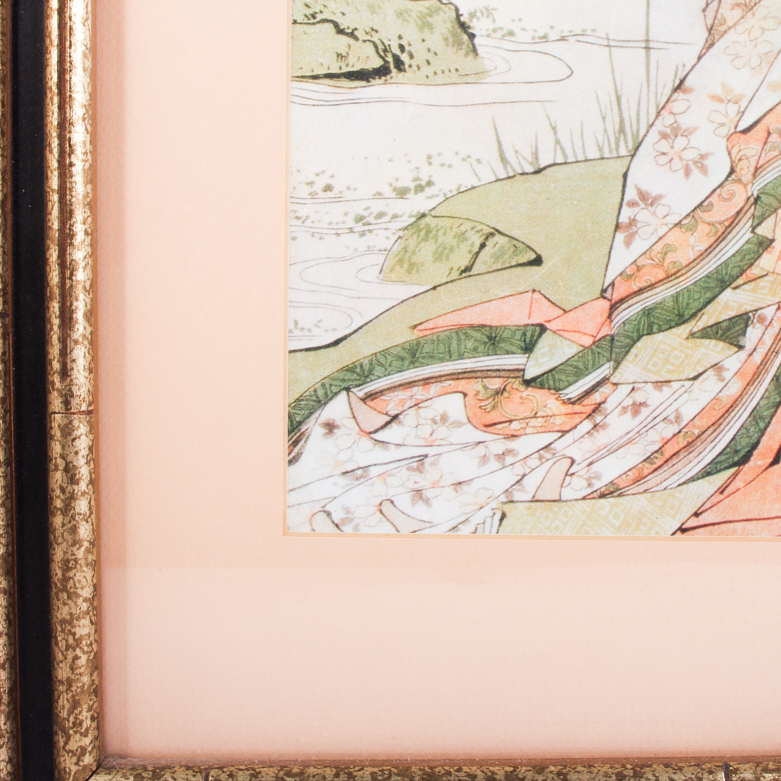 Collection of Framed Japanese Prints