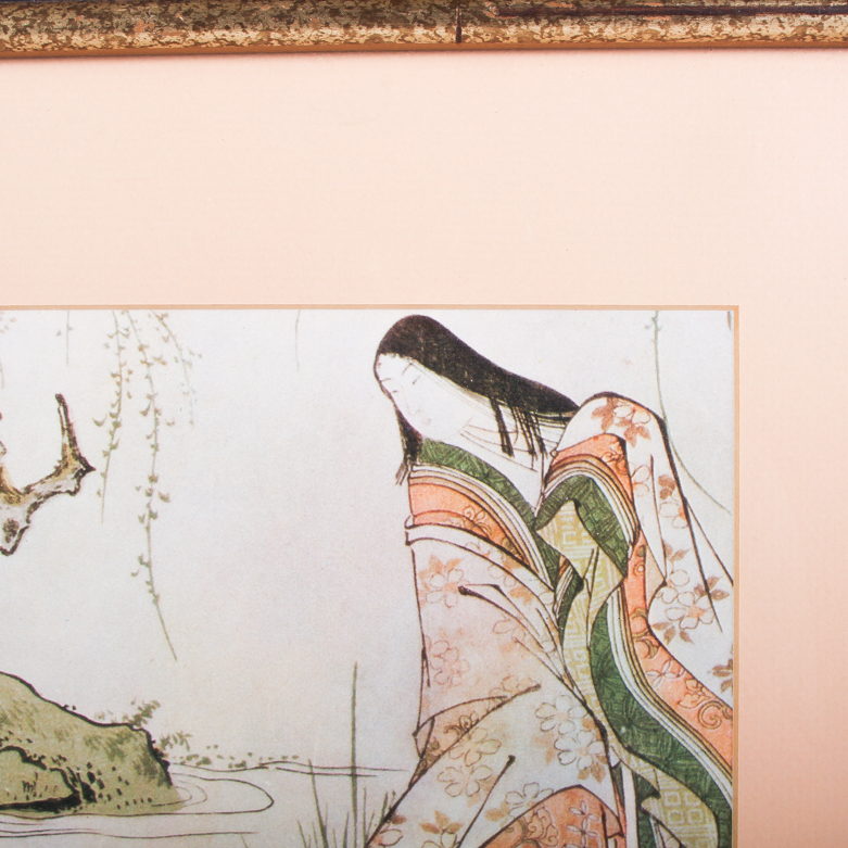 Collection of Framed Japanese Prints