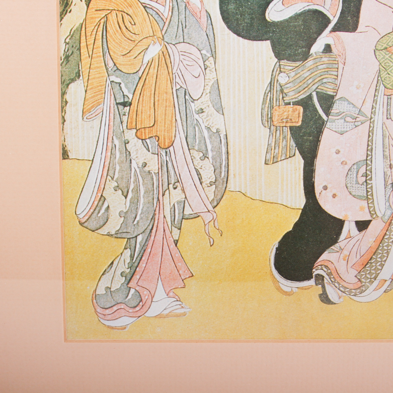 Collection of Framed Japanese Prints