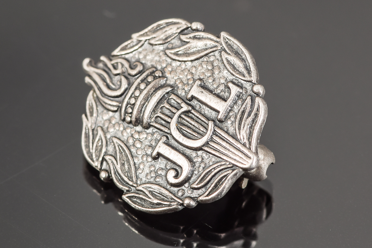 Sterling Silver JCL Pin and Telephone Pendant