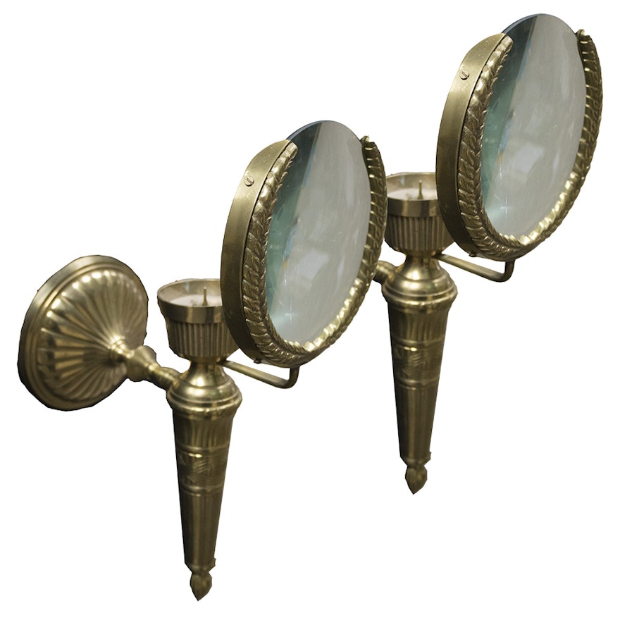 Candle Light Magnifying Wall Sconces