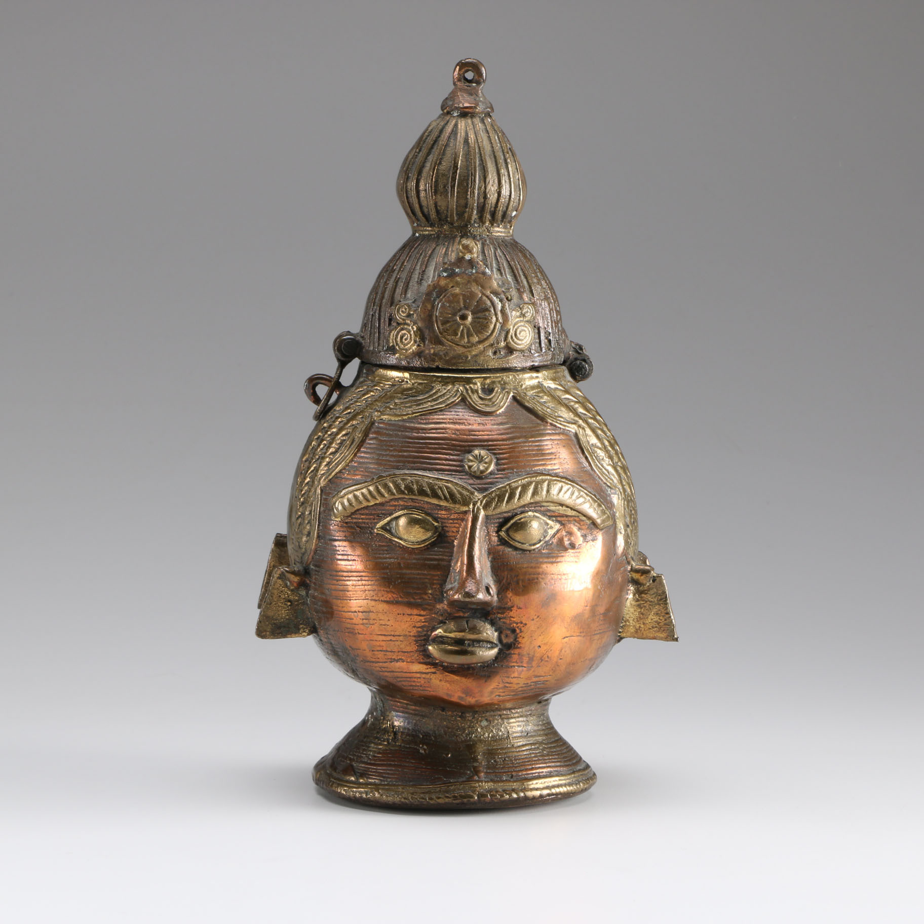 Brass Double Faced Jar