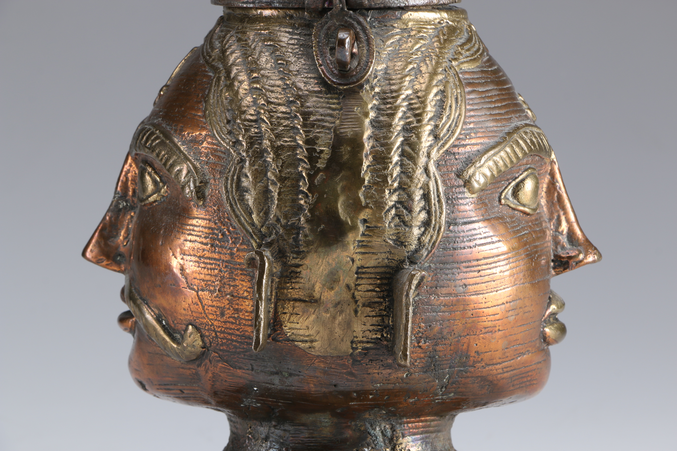 Brass Double Faced Jar