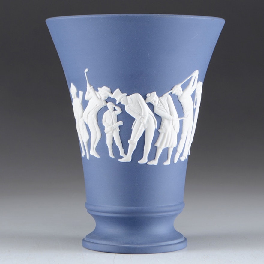Wedgwood Limited Edition 1999 WGC-American Express Championship Golf Trophy Vase