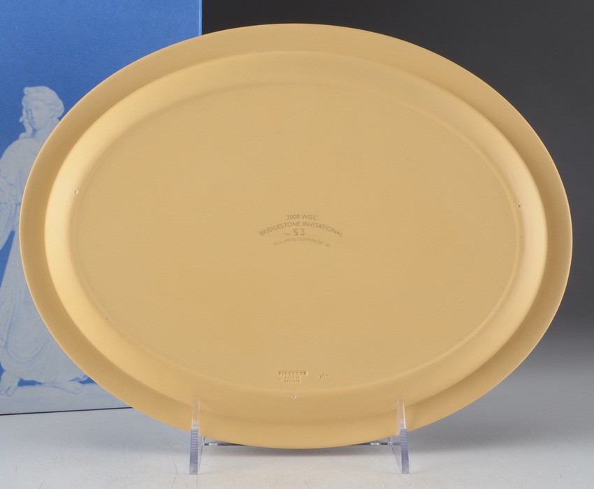 Wedgwood Limited Edition 2008 WGC Bridgestone Golf Invitational Trophy Platter