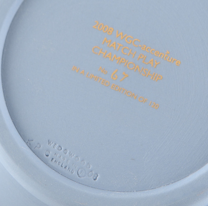 Wedgwood Limited Edition 2008 WGC-Accenture Match Play Championship Golf Trophy Bowl