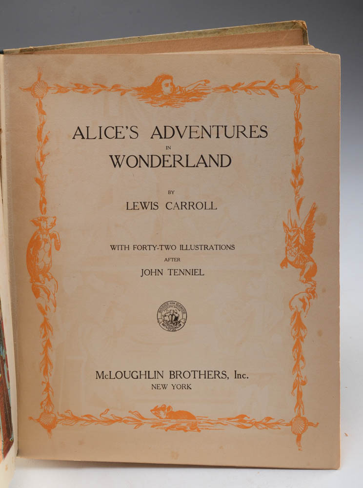 Hardcover Alice in Wonderland Book
