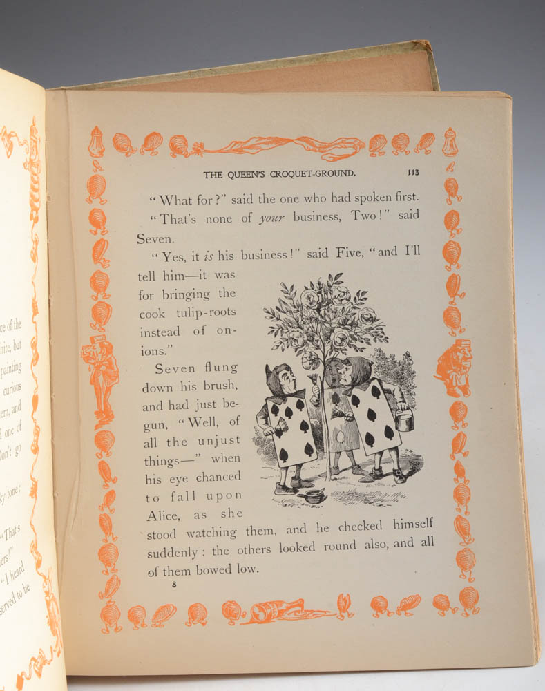 Hardcover Alice in Wonderland Book