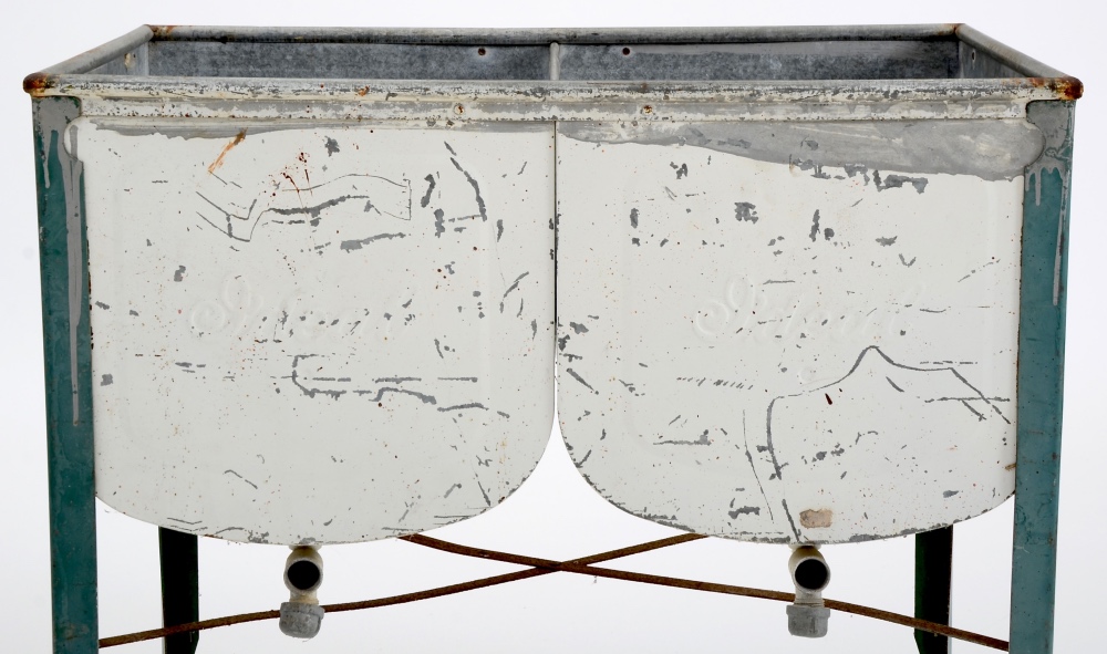 Vintage Ideal Galvanized Utility Sink