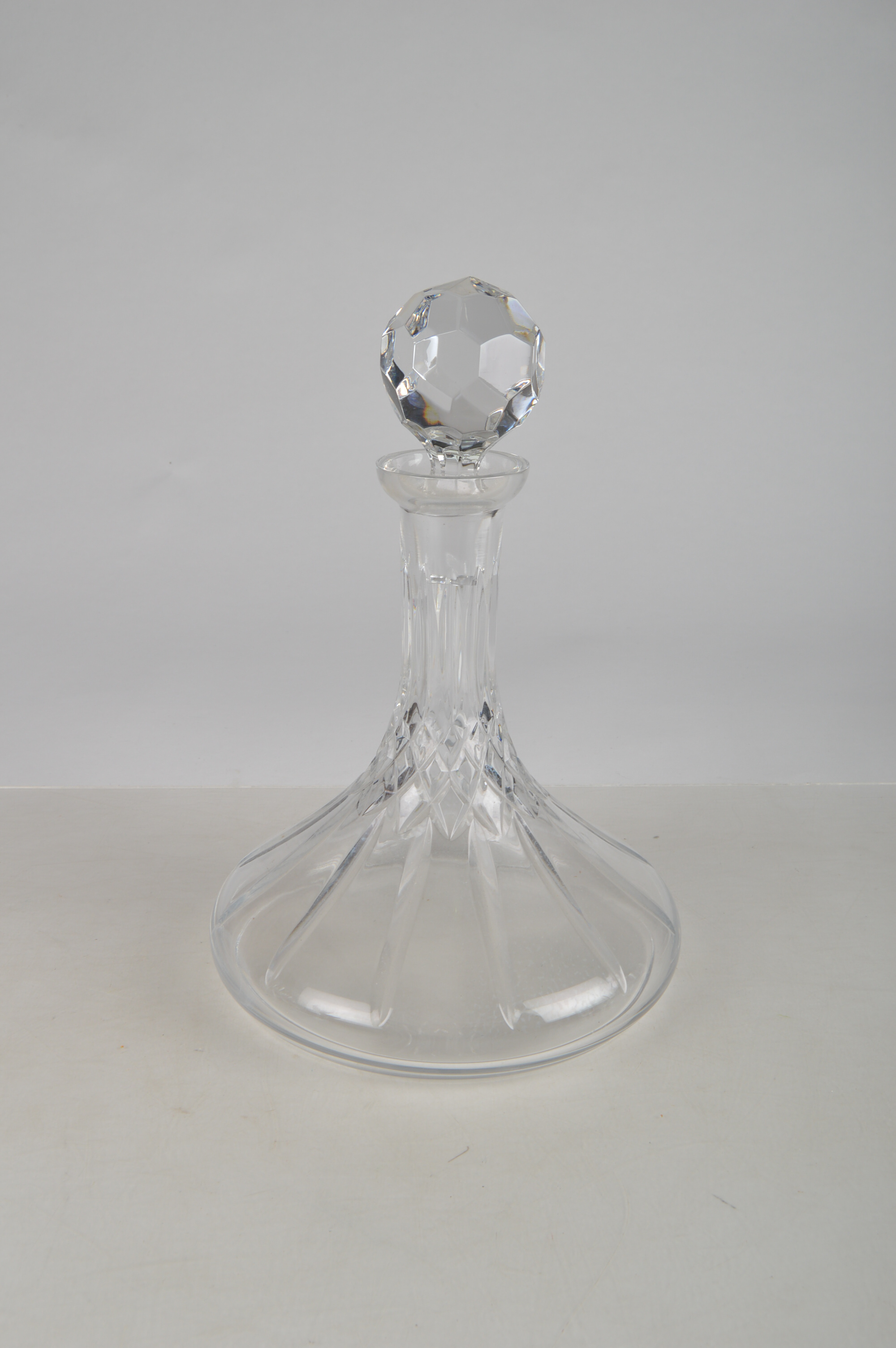 Oneida Crystal Glasses and Vintage Decanter