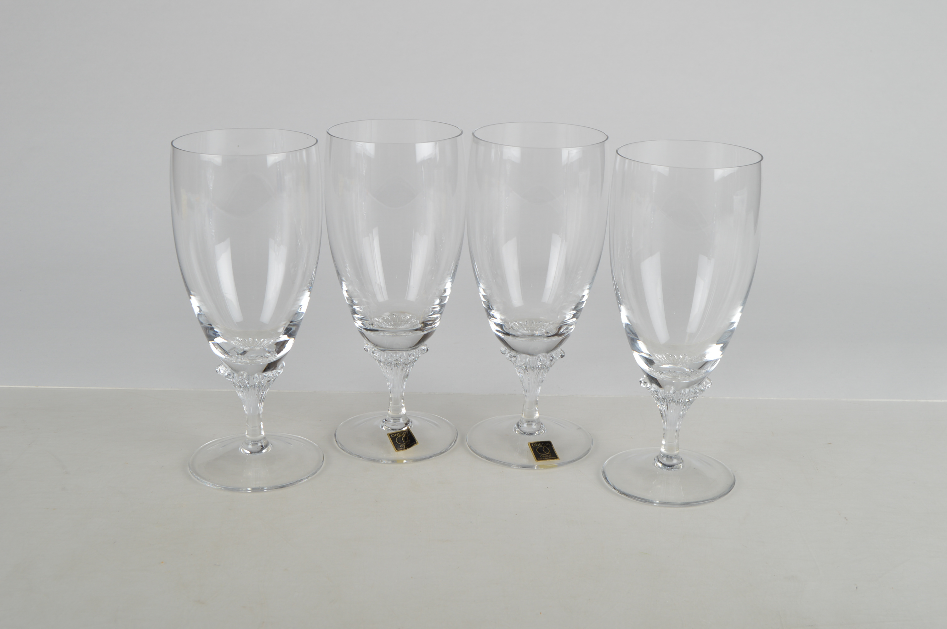 Oneida Crystal Glasses and Vintage Decanter