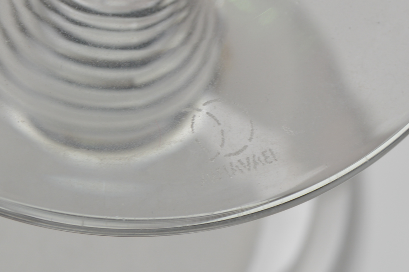 Oneida Crystal Glasses and Vintage Decanter