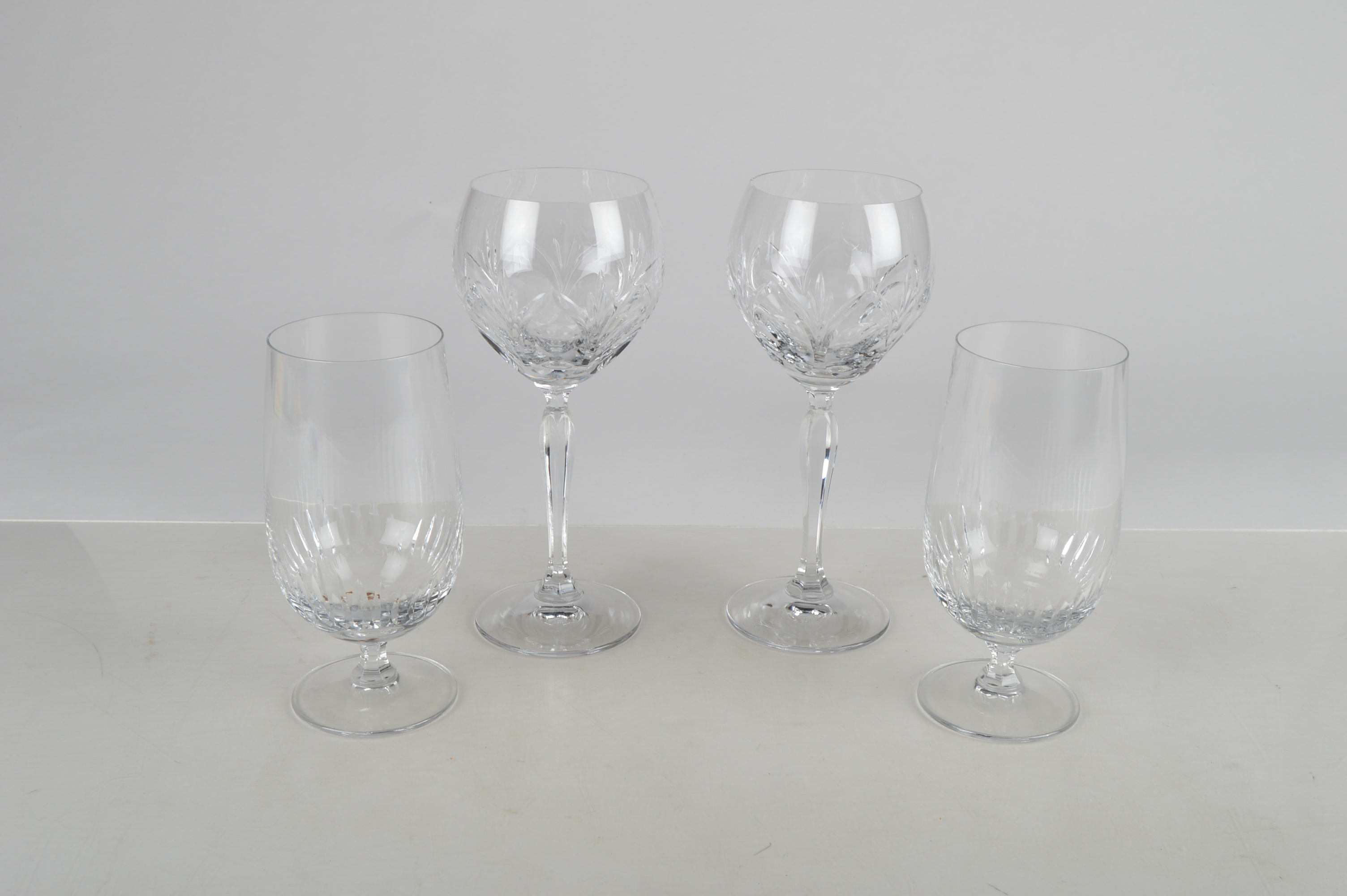 Oneida Crystal Glasses and Vintage Decanter