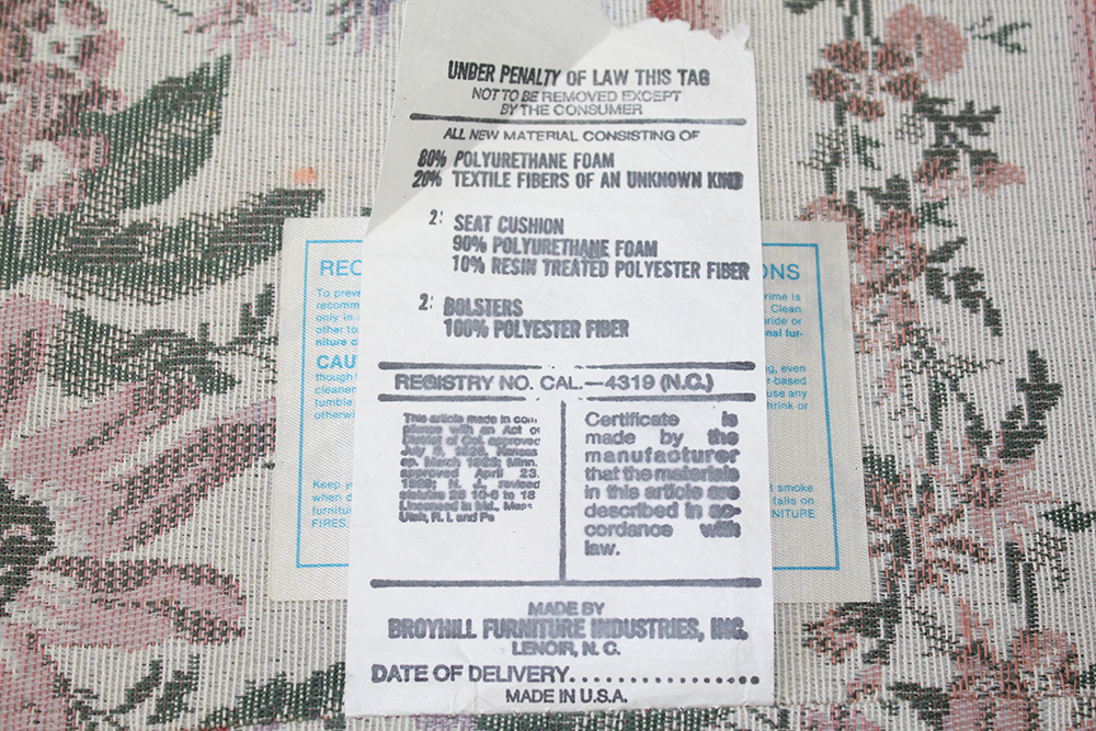 Broyhill Furniture Floral Sofa