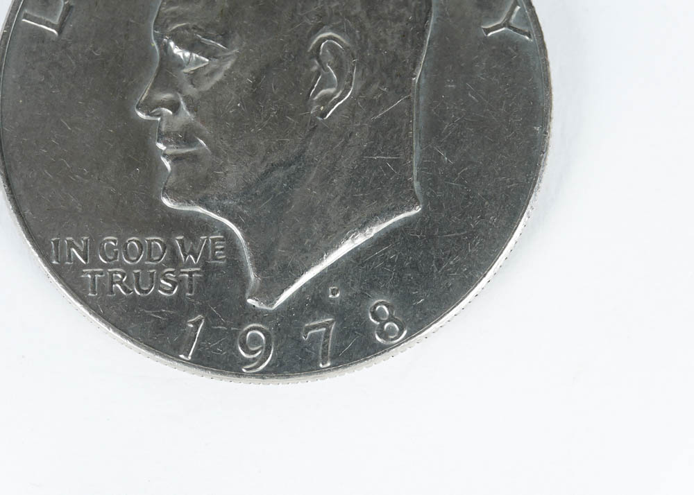 Large Assortment of Coins, Currency and Stamps