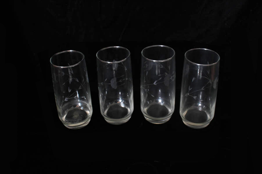 Vintage Princess House Crystal Glassware with Princess Heritage Floral Design